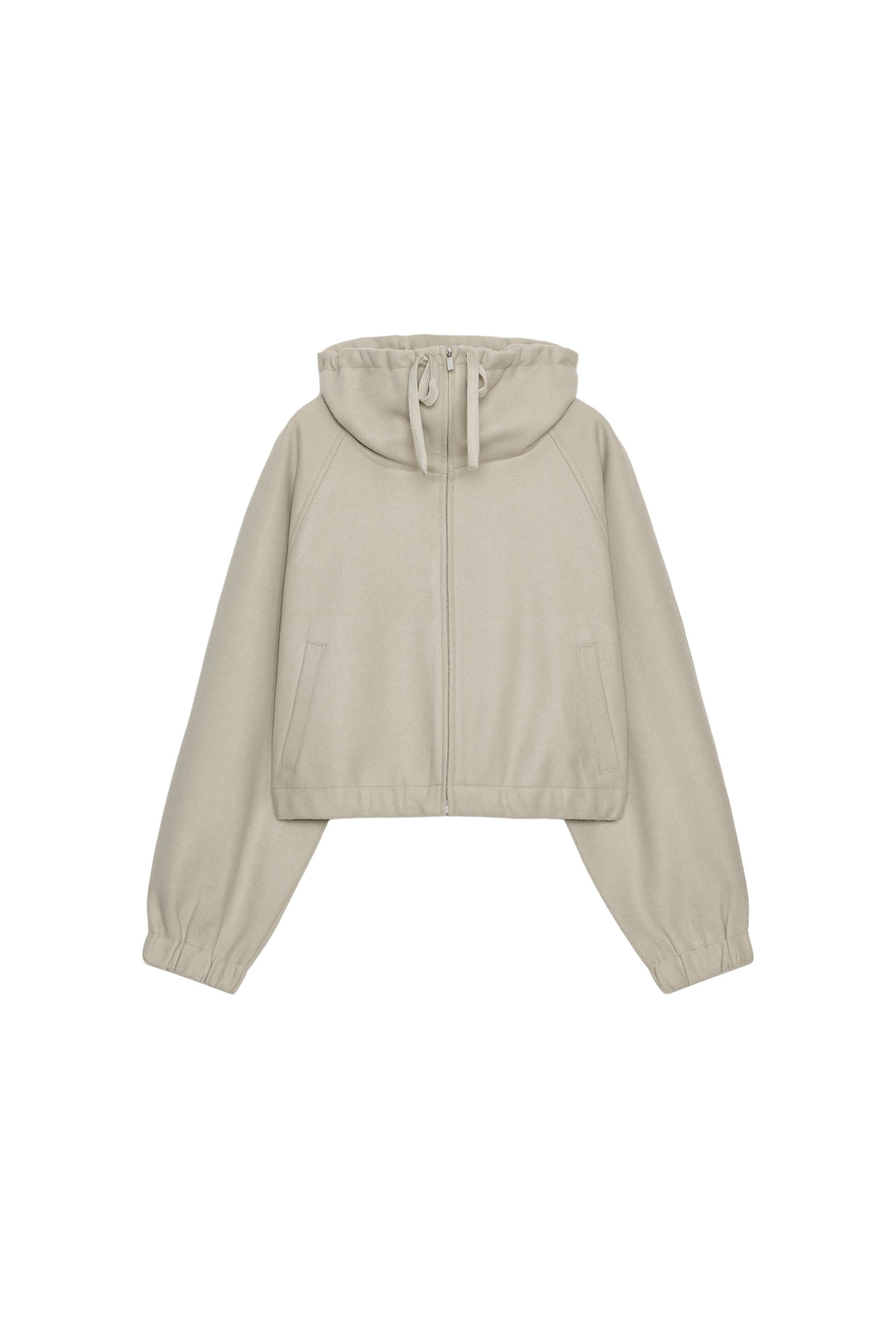 ソフトスウェットシャツ - グレーグリーン | ZARA Japan / 日本