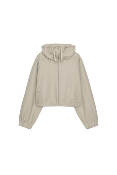 SOFT SWEATSHIRT - Grey green by Zara