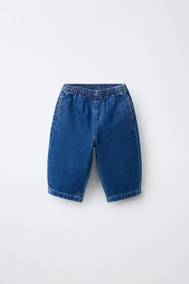 Zara VREĆASTE FARMERKE – mid-plava – Slika 0