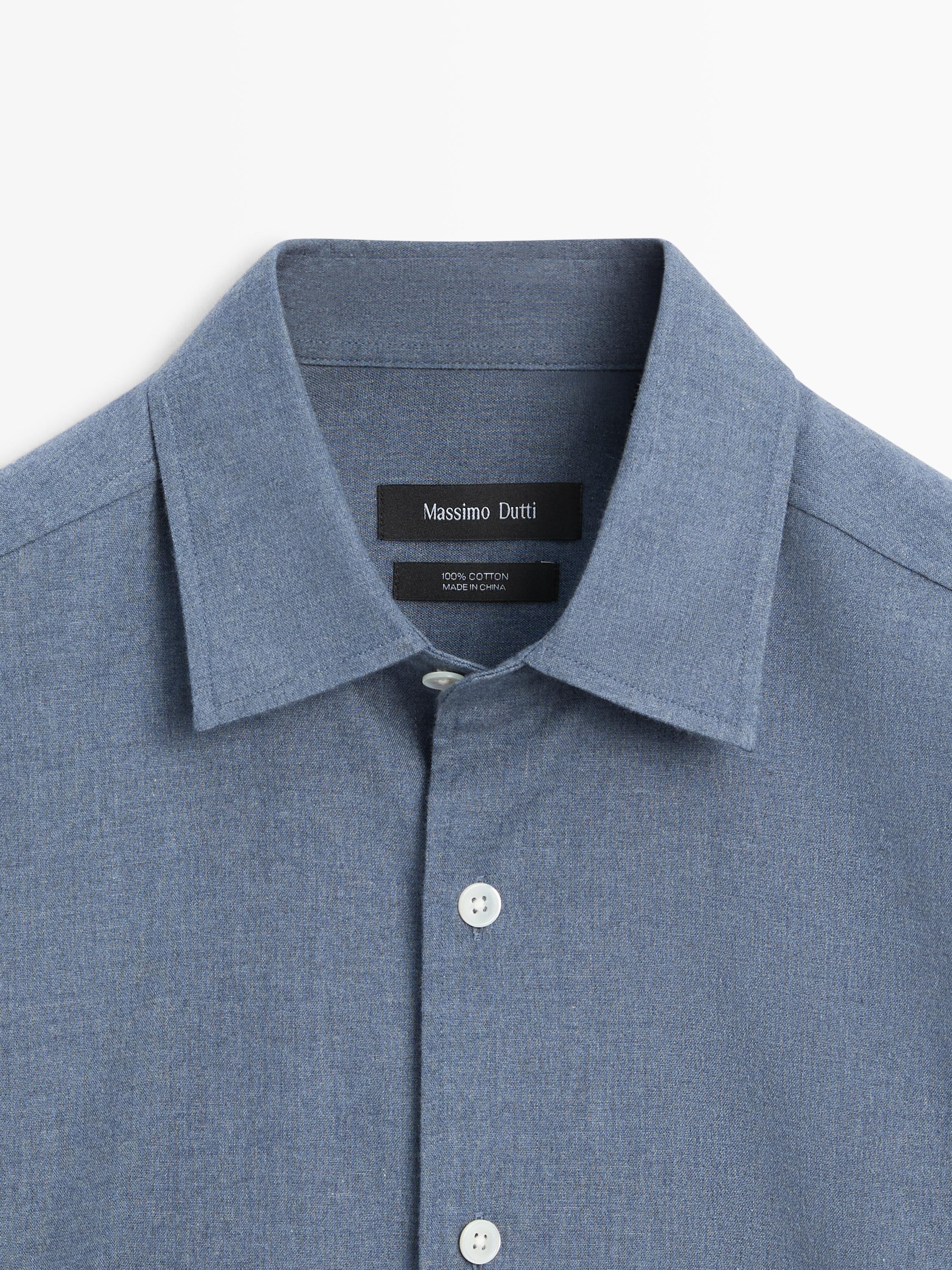 Melange Oxford shirt