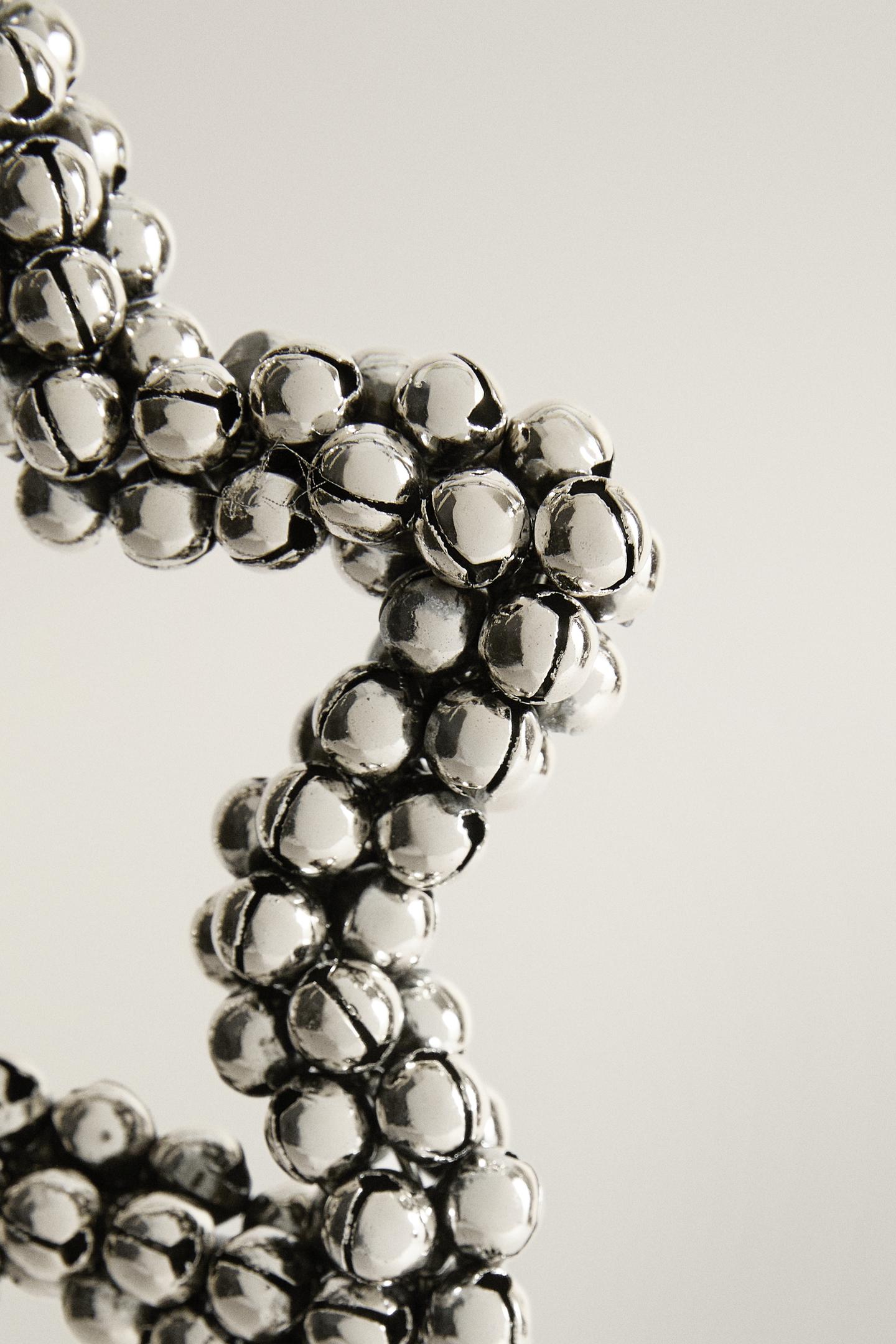 Ёлочные украшения Zara Sleigh Bells Star Christmas Decoration, цвет: Серебряный — фото 3