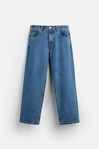 Zara BAGGY FIT JEANS - Indigo