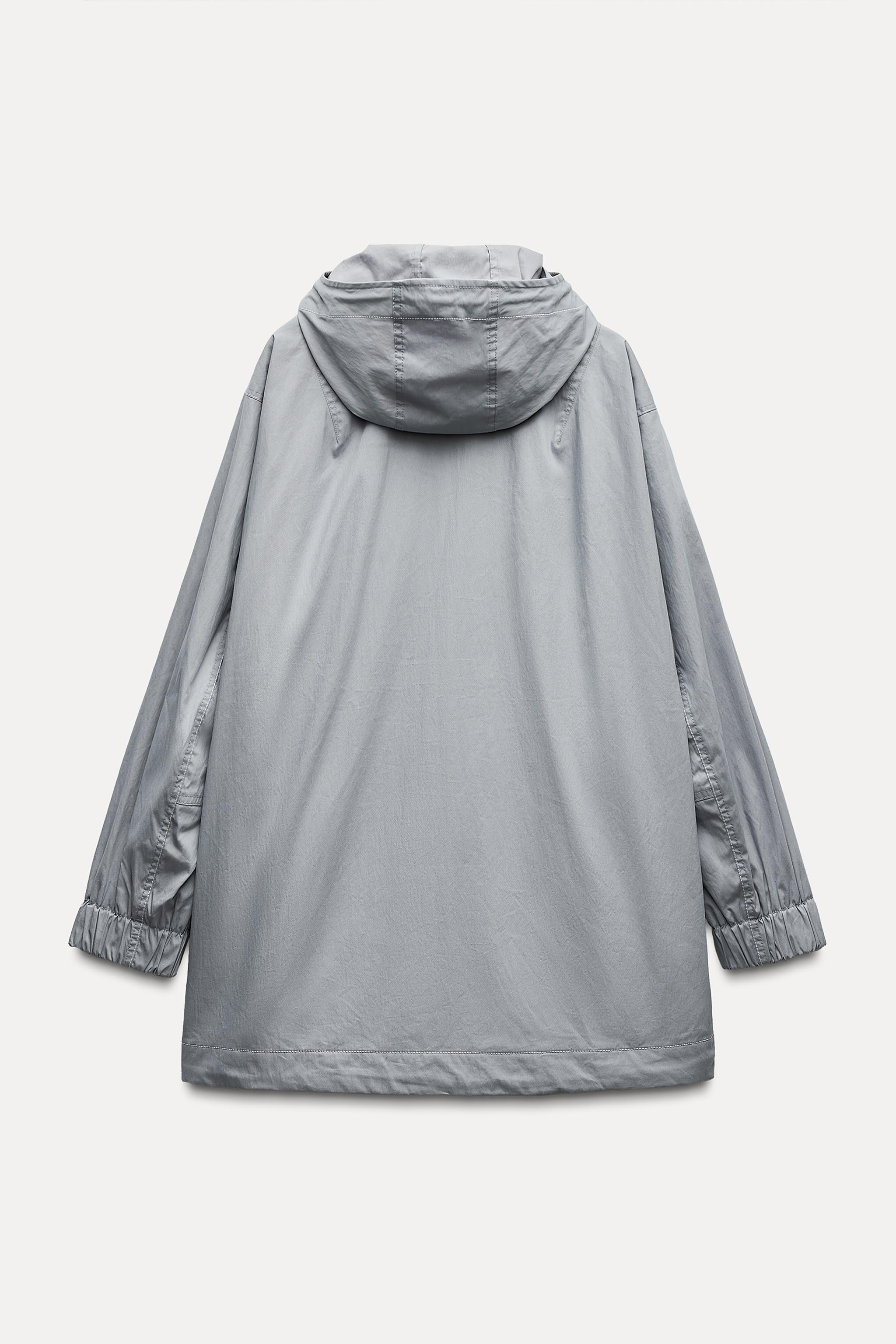 AND WANDER® フード付きパーカ - ライトグレー | ZARA Japan / 日本