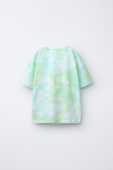 6-14 YEARS/ TIE DYE TEXT PYJAMAS - Green by Zara - Image 2