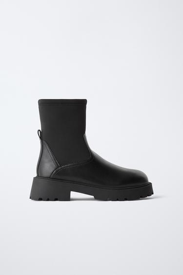 STRETCH ANKLE BOOTS - Black by Zara - Image 0