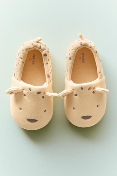 CHILDREN'S CHEETAH SLIPPERS - Yellow by Zara - Image 5