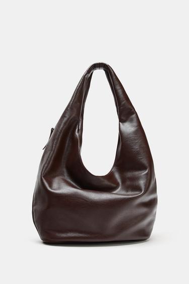 Zara MAXI SACA CREMALLERA LATERAL - 紫紅色