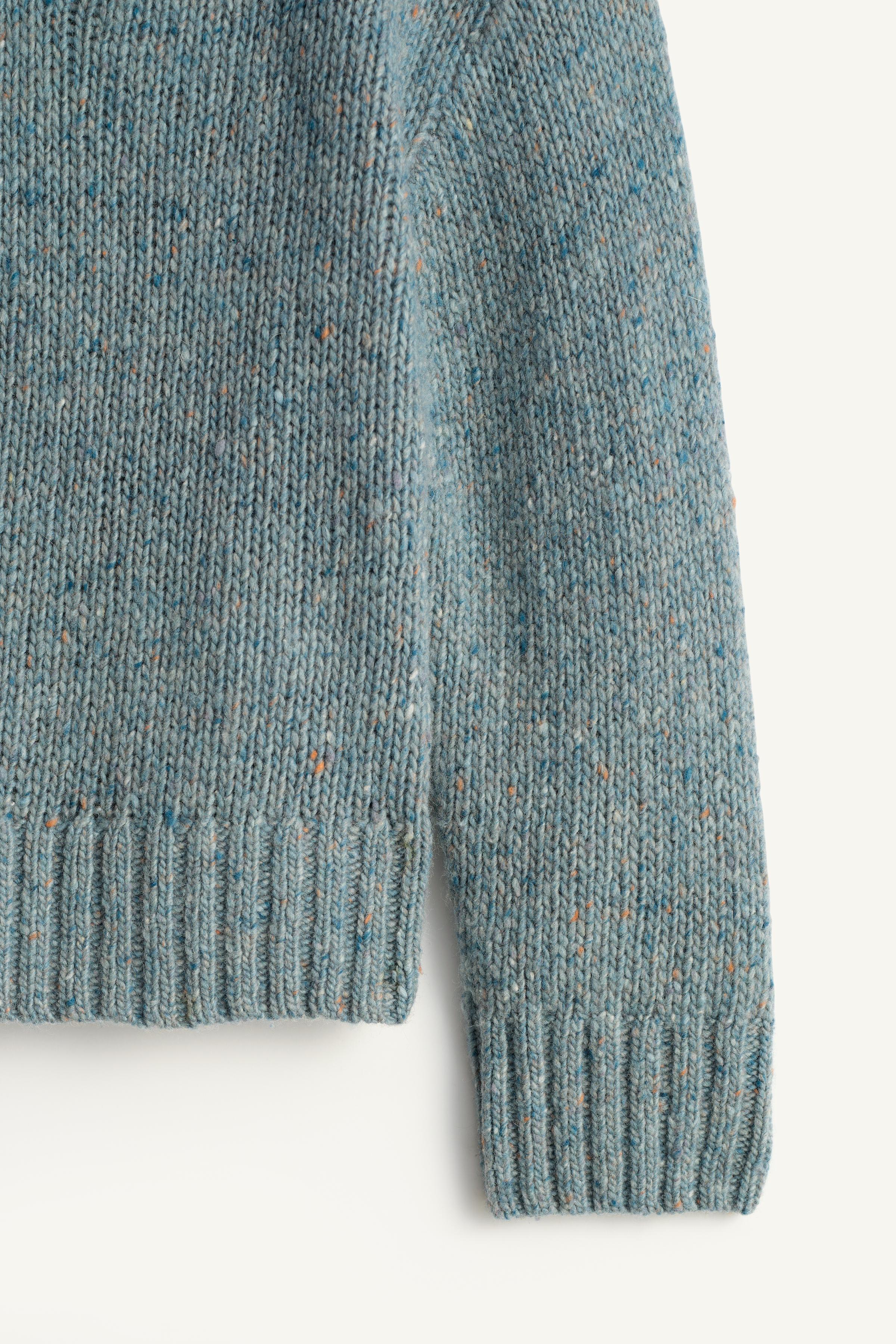 PULL EN MAILLE POLO AVEC LAINE ÉDITION LIMITÉE
