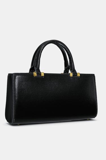 SAC À MAIN TEXTURÉ - Noir de Zara - Image 6