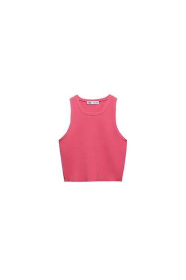 KNIT CROP TOP