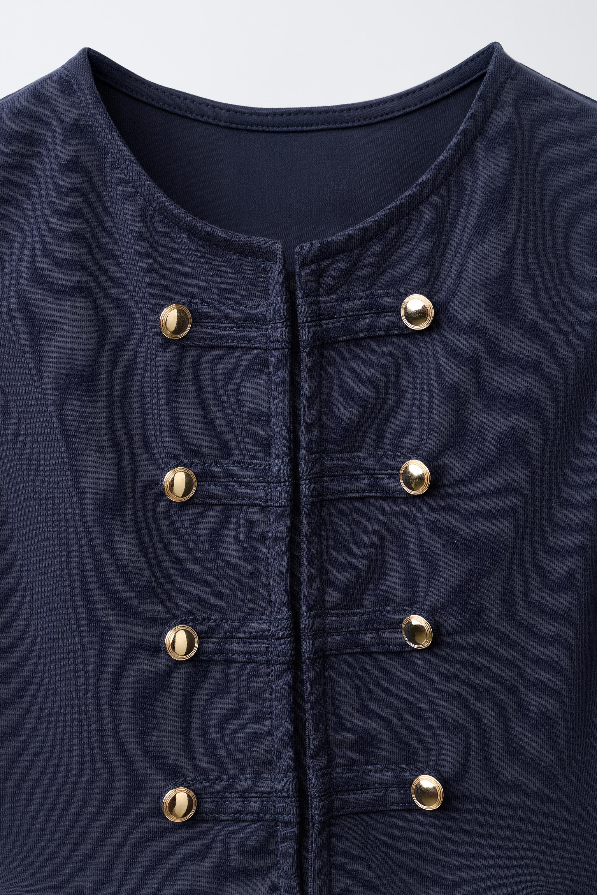 Детские футболки Zara FROG FASTENING T-SHIRT — фото 4