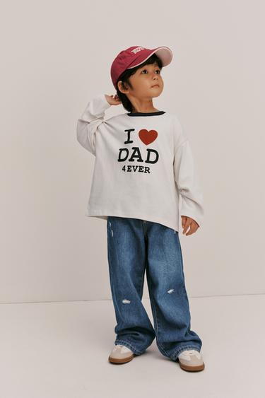 FLUID RIPPED WIDE-LEG JEANS - Blue by Zara