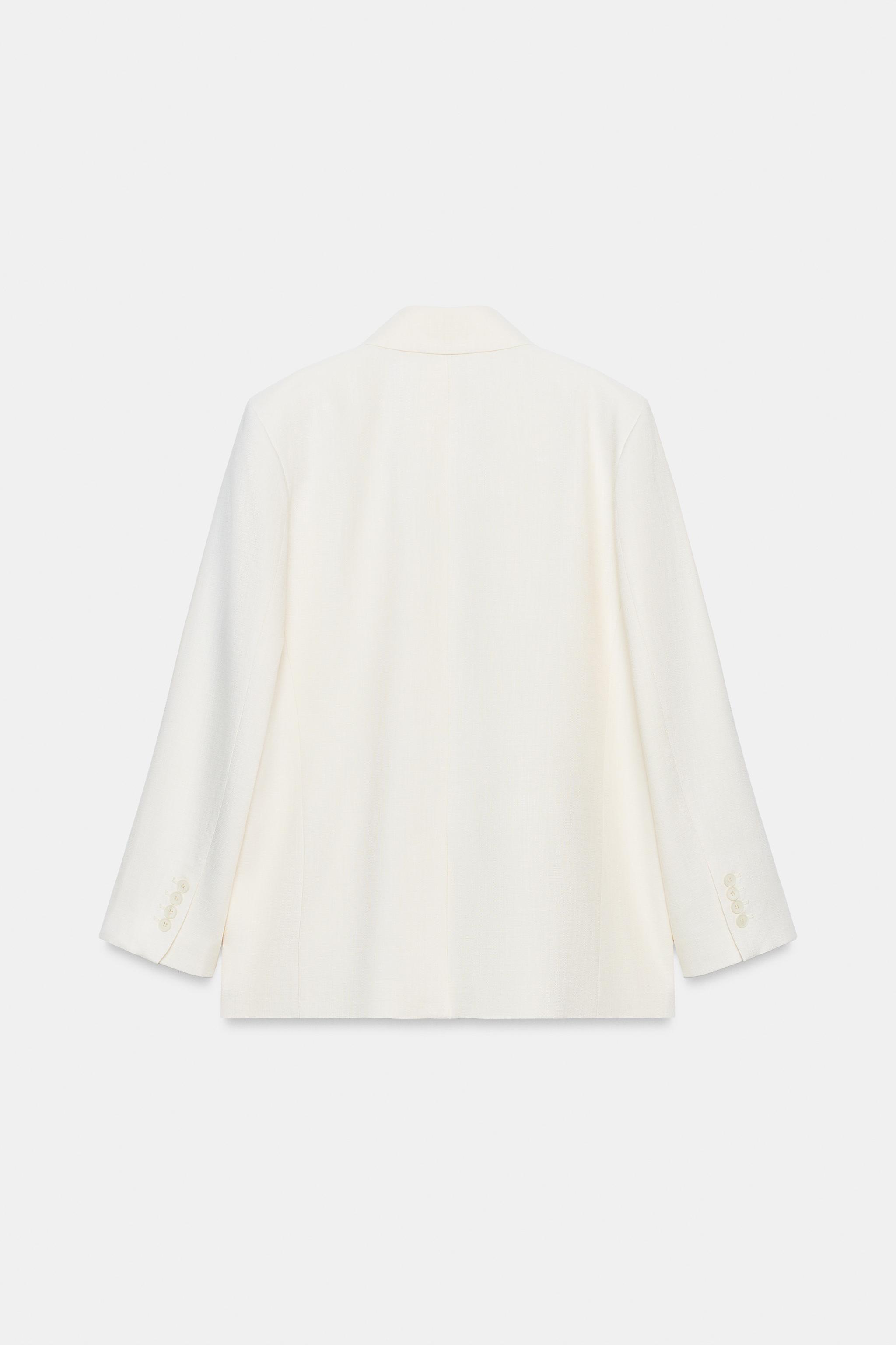 ZW COLLECTION OVERSIZE KRUVAZE BLAZER - Görsel 7