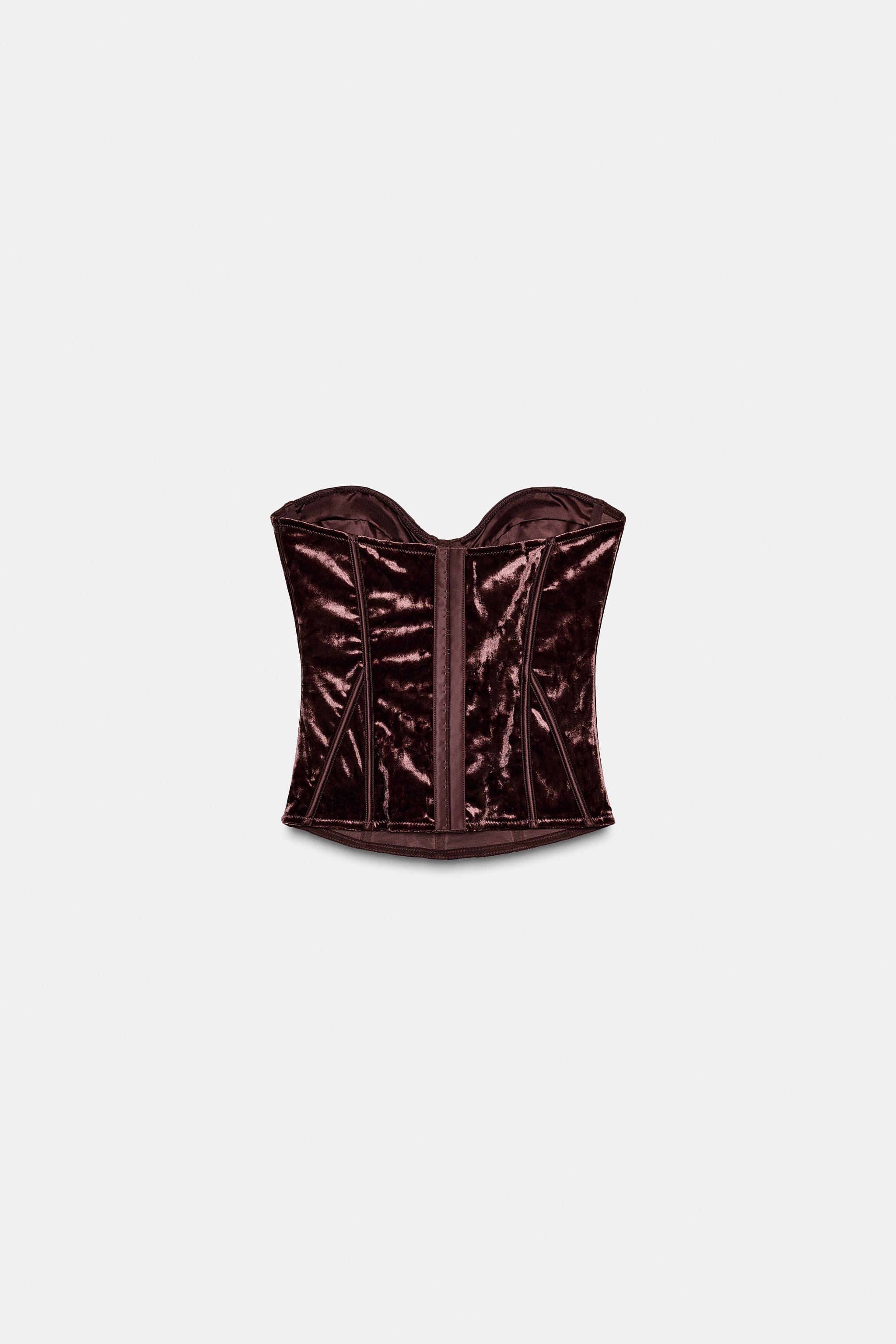 CORSET EN VELOURS