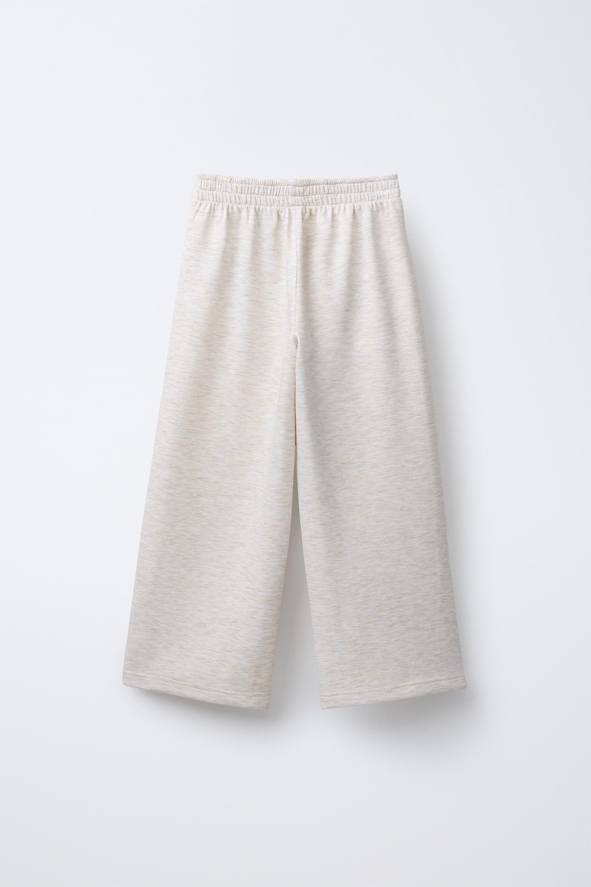 PANTALON WIDE LEG BANDES LATÉRALES
