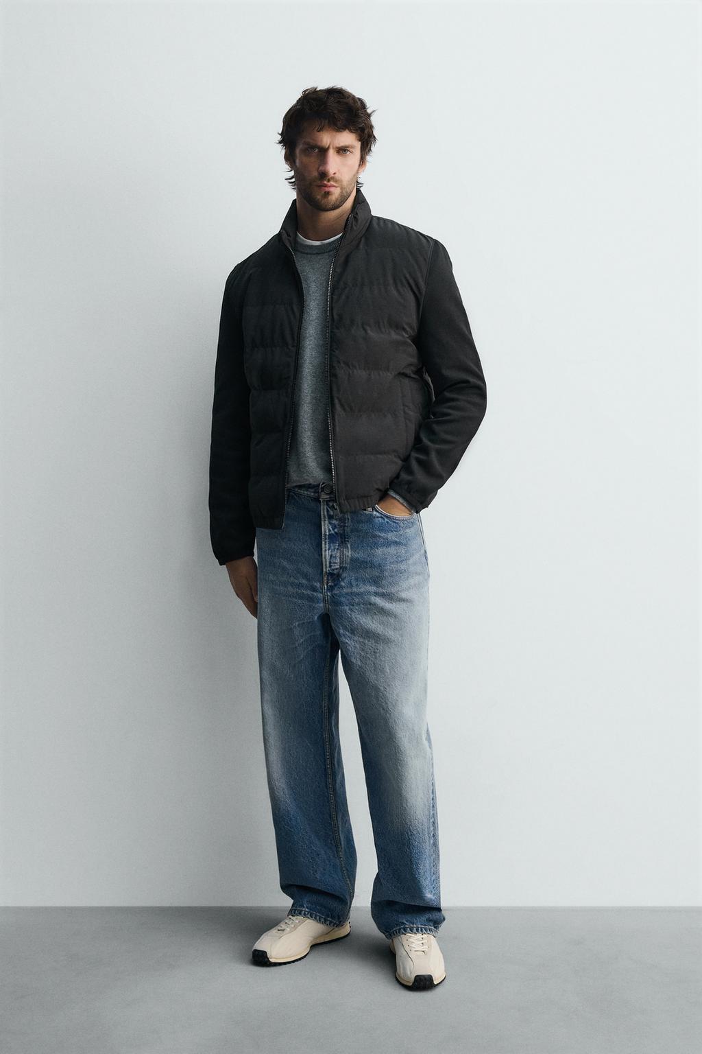 ZARA COMBINATION PUFFER JACKET