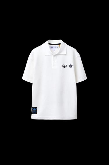 POLO GOFRADO LILO & STITCH © DISNEY - Blanco de Zara - Imagen 0