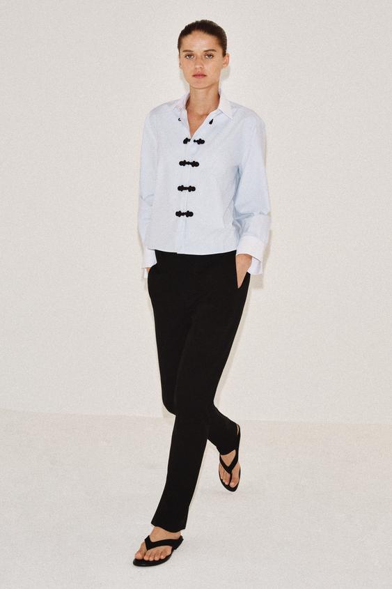 CONTRAST FIREMAN CLASP SHIRT ZW COLLECTION from Zara - $79.90