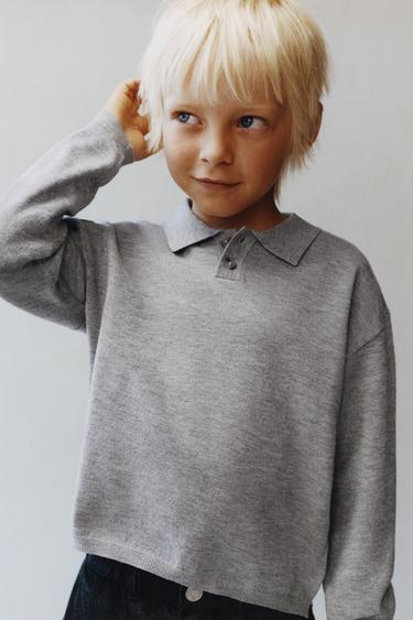 JERSEY POLO PUNTO - Gris vigoré de Zara