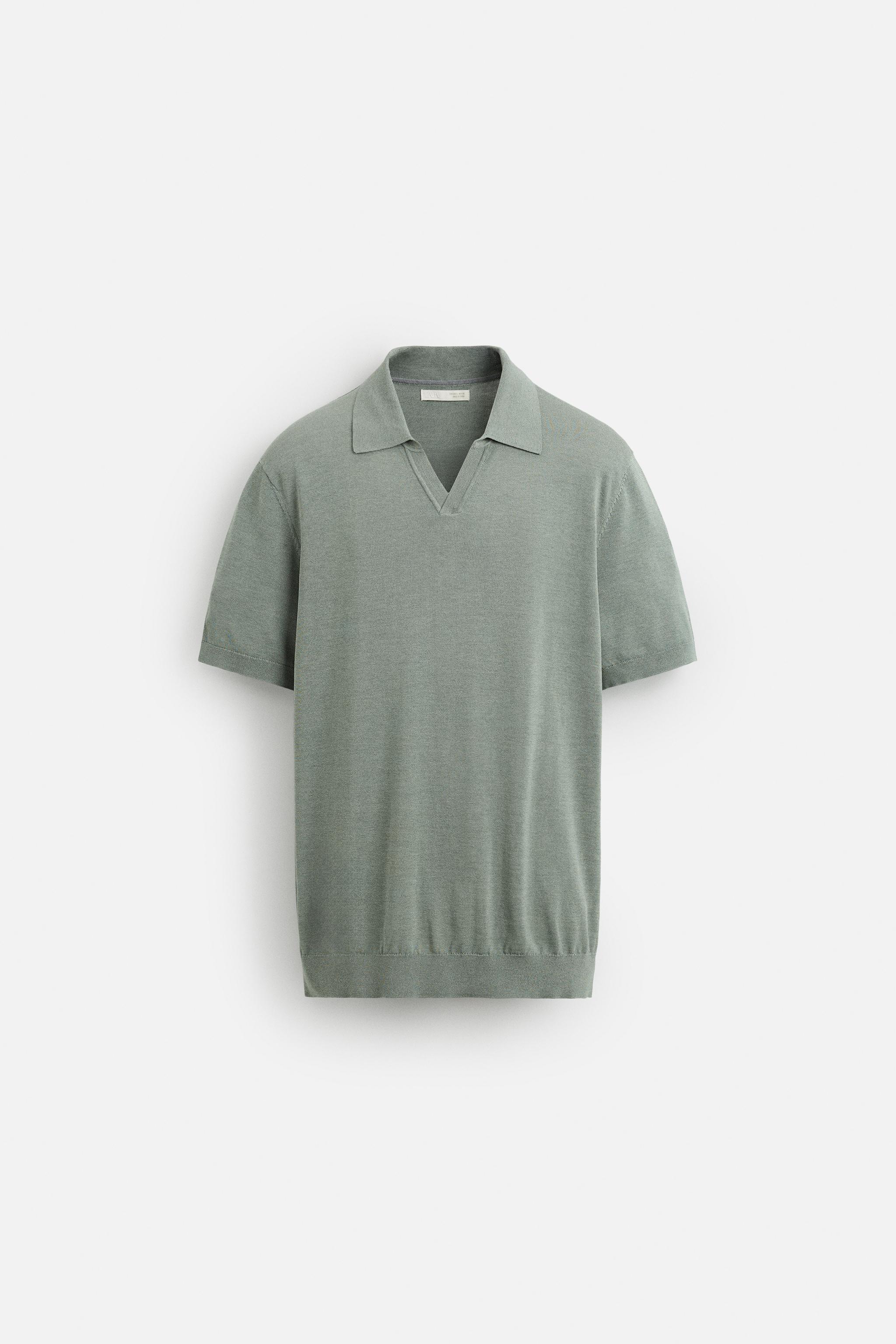 POLO EN MAILLE DE COTON ET SOIE