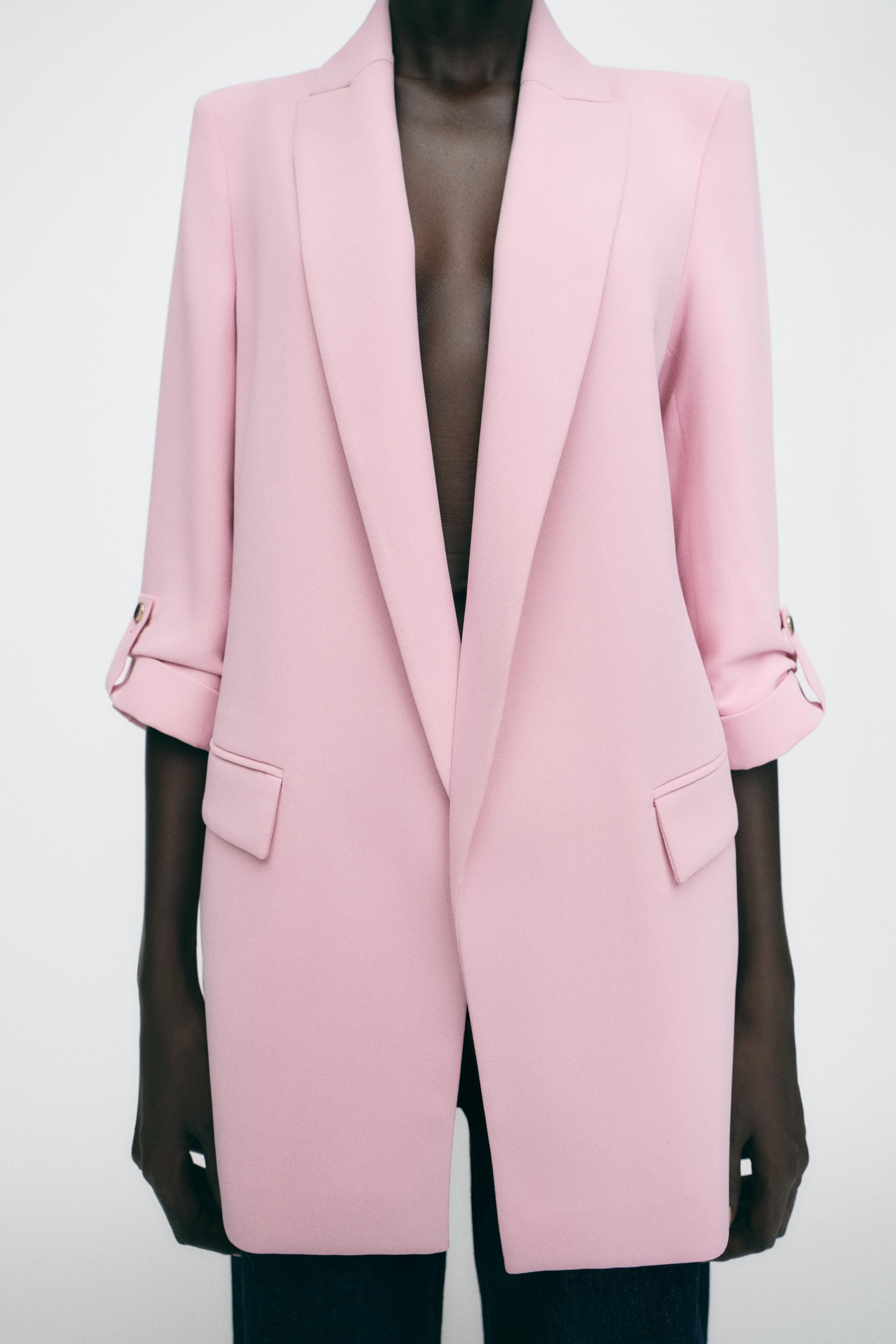 Moda Zara Blazer Mujer Rosa La Blazer 'cropped' De Zara Que Arrasa