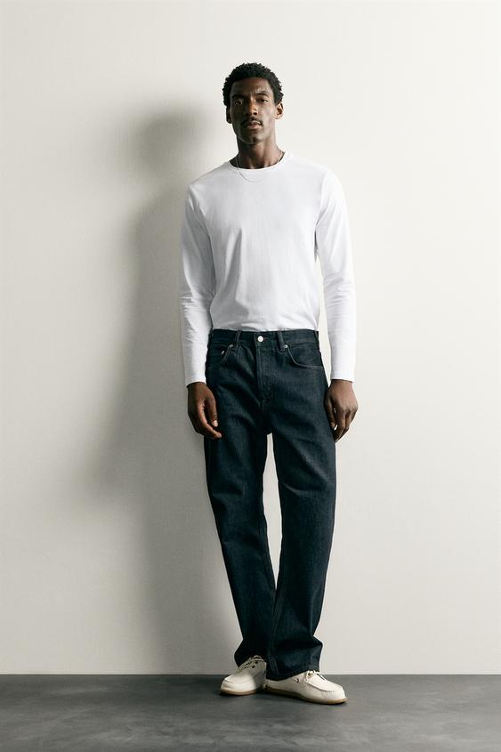 BASIC-T-SHIRT IM SLIM-FIT - Weiß von Zara - Bild 0