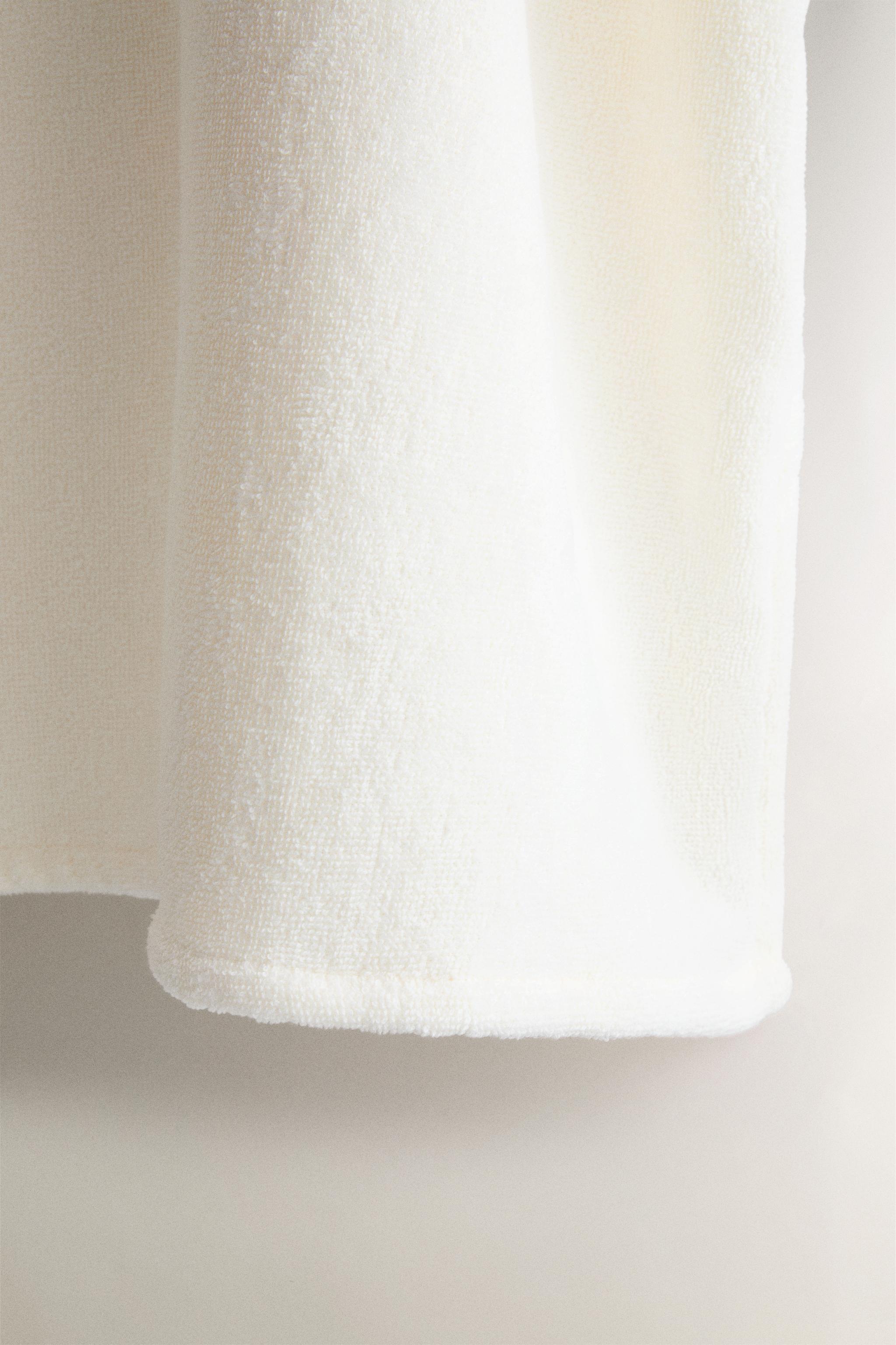 Женские платья Zara COTTON TERRYCLOTH BEACH PONCHO — фото 4