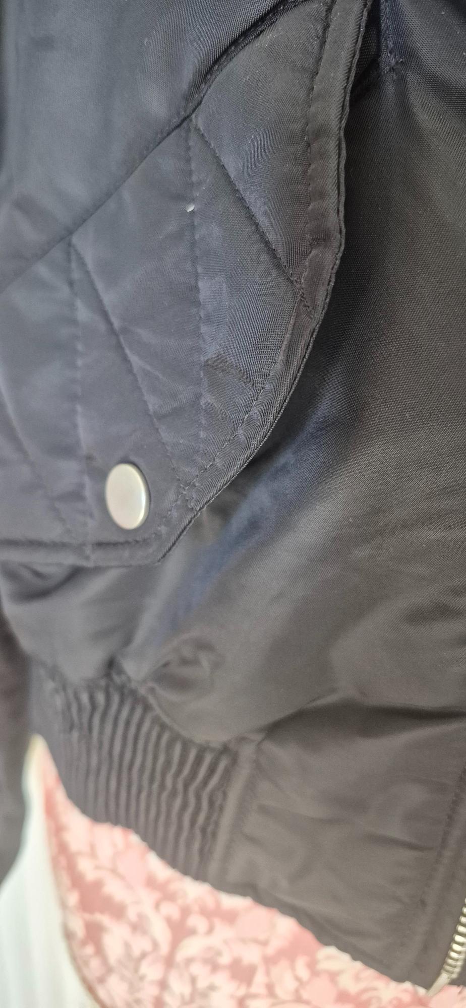 WATER-REPELLENT CROPPED BOMBER JACKET - Image 3