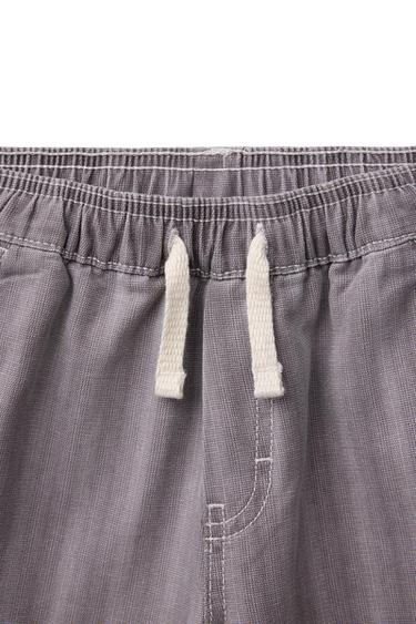 BEDRUCKTE BERMUDASHORTS MIT ELASTISCHEM BUND - Flieder zart von Zara