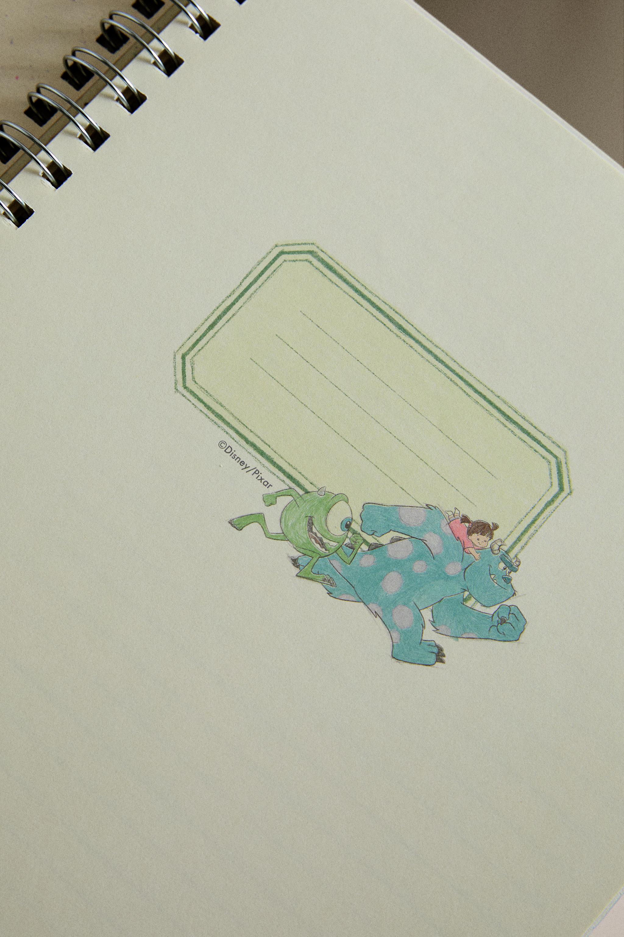Zara KIDS’ A4 MONSTERS, INC. ©DISNEY/PIXAR NOTEBOOK — фото 4