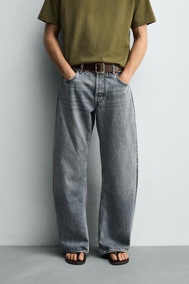 JEAN BARREL FIT - Bleu délavé de Zara - Image 1