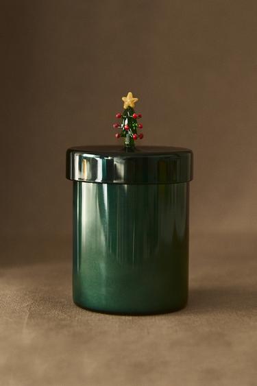 (220 G) WINTER CYPRESS BOROSILICATE SCENTED CANDLE - whisky by Zara