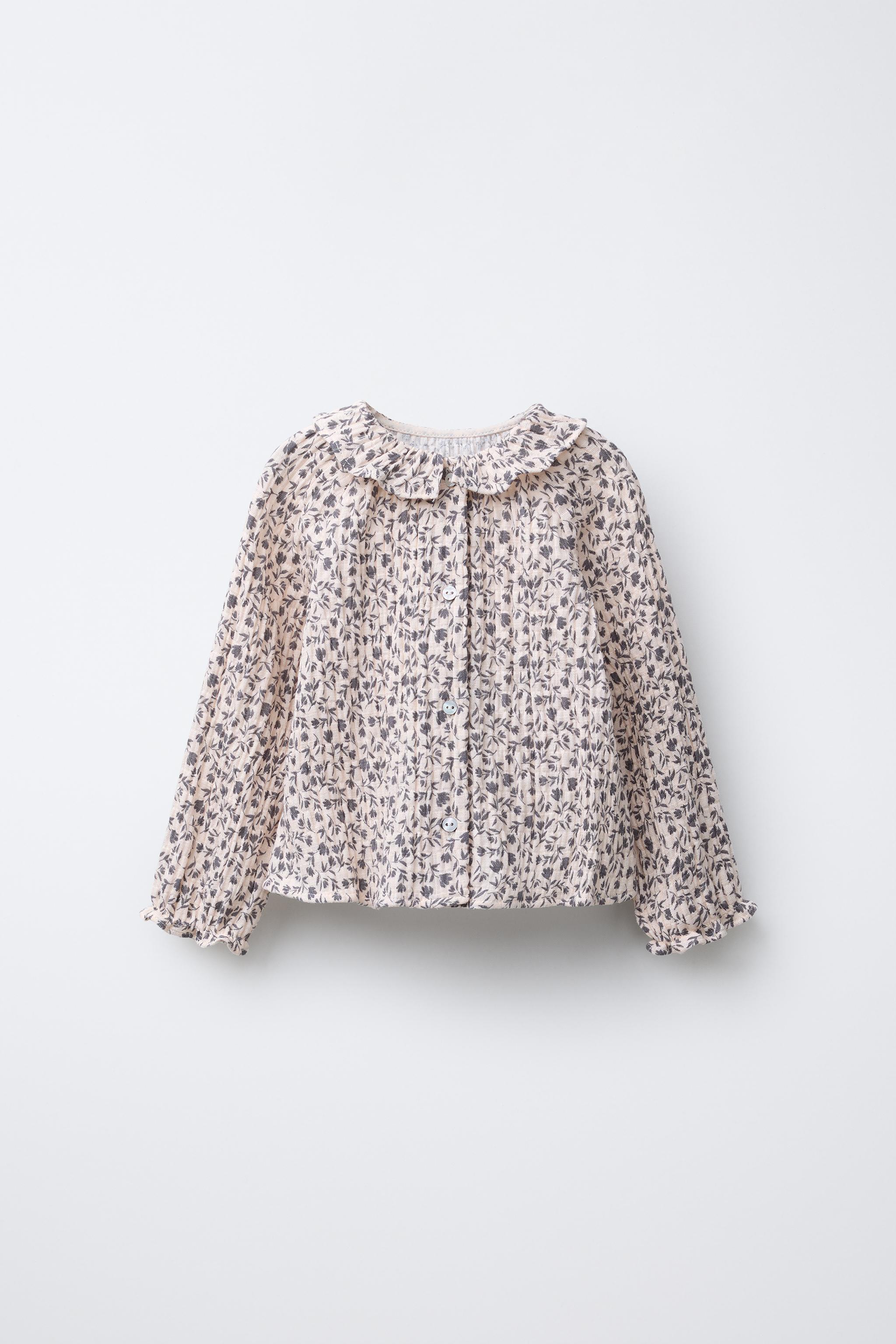 花柄シャツ - エクリュ | ZARA Japan / 日本