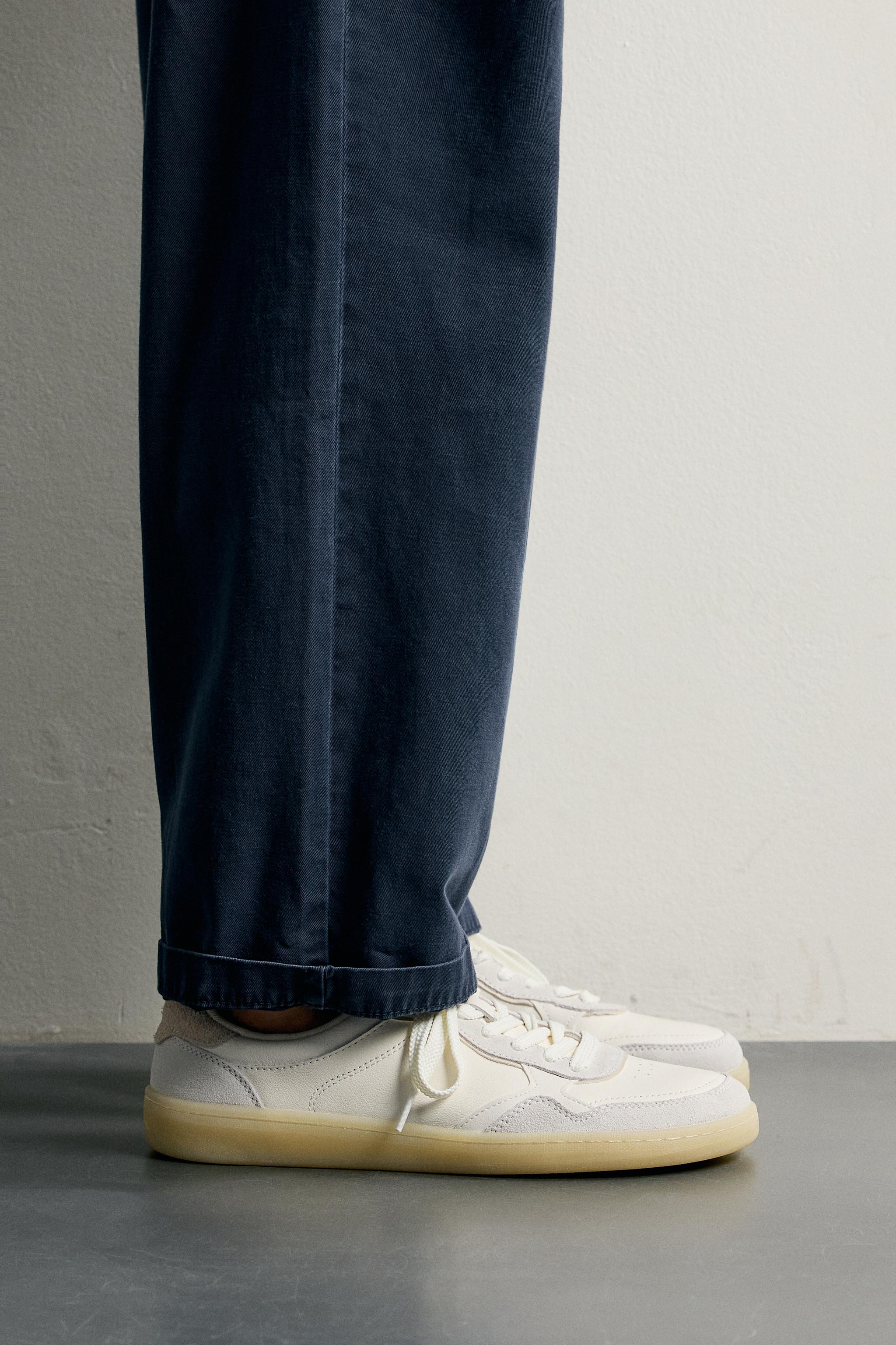 BASKET BAREFOOT EN CUIR