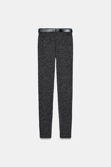 LEGGING SOFT AVEC CEINTURE - Gris anthracite de Zara - Image 6