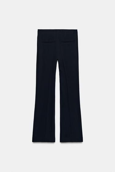 PANTALON FLUIDE ZW COLLECTION - Bleu marine de Zara - Image 4
