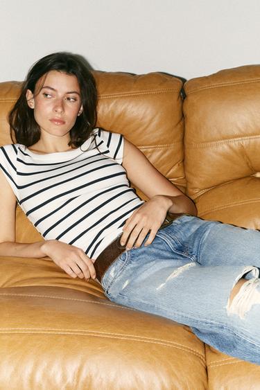 CAMISETA COLO BARCO - raias de Zara