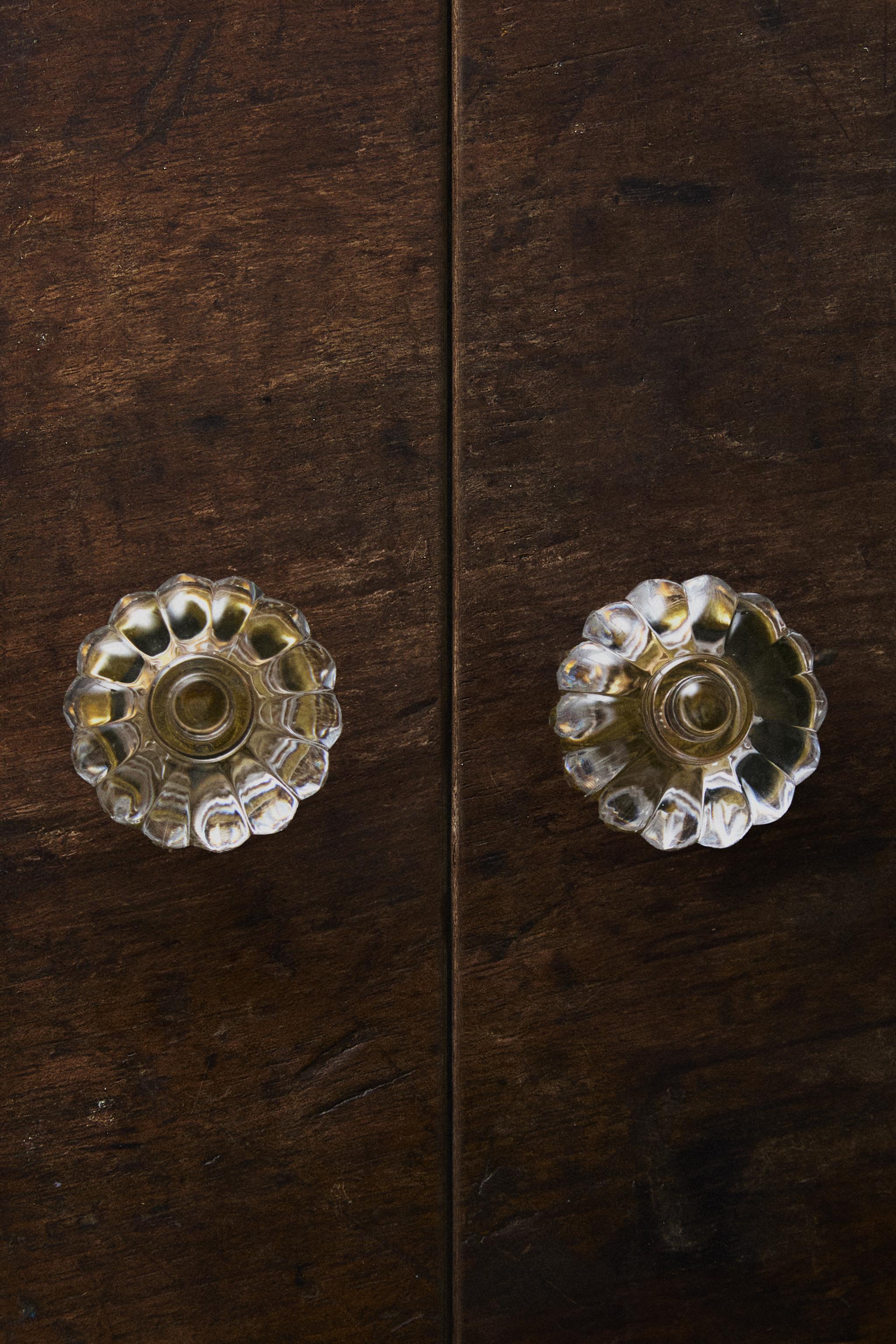 SET OF ACRYLIC FLOWER KNOBS (SET OF 2)