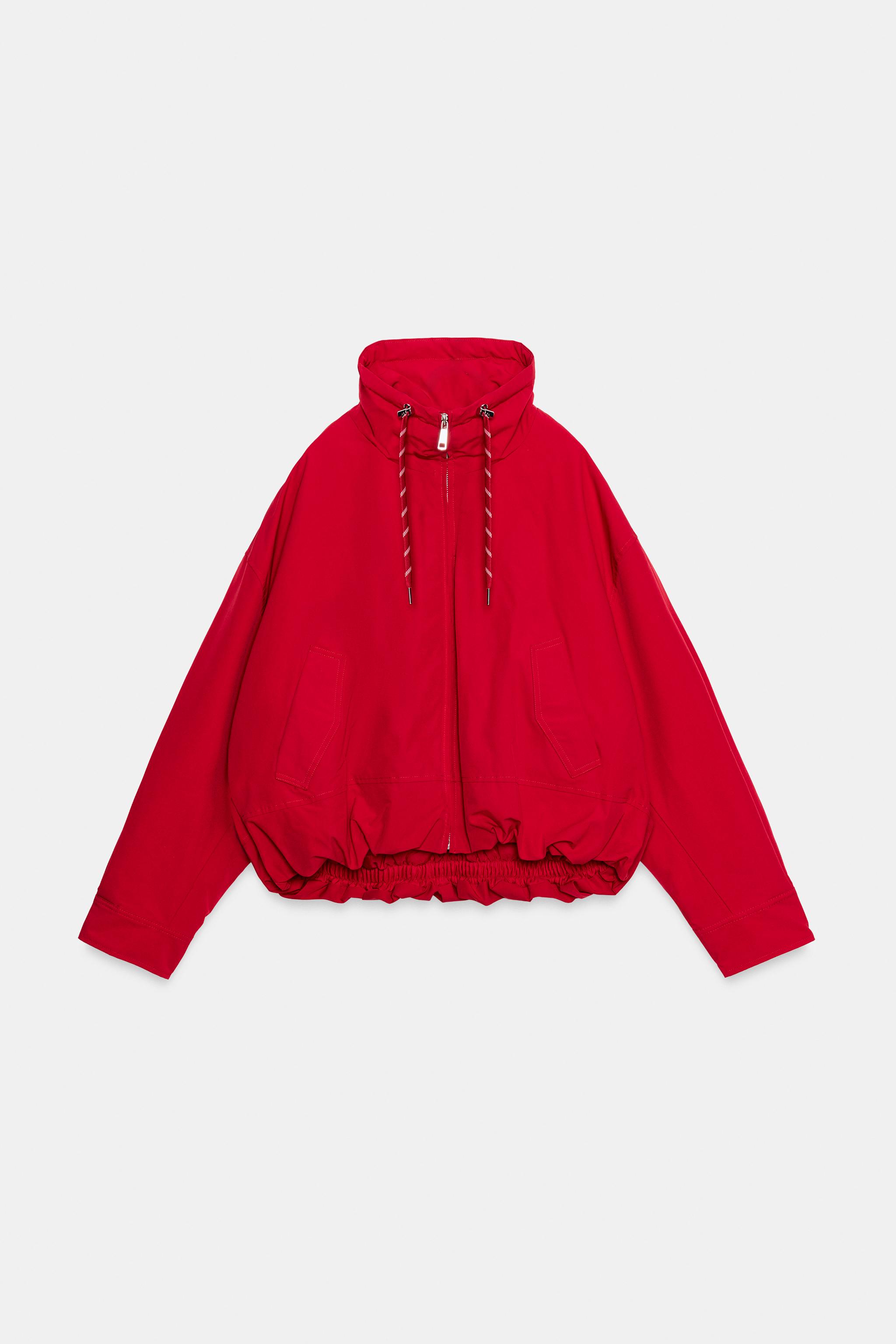 Женские куртки Zara WATER-REPELLENT QUILTED JACKET — фото 8