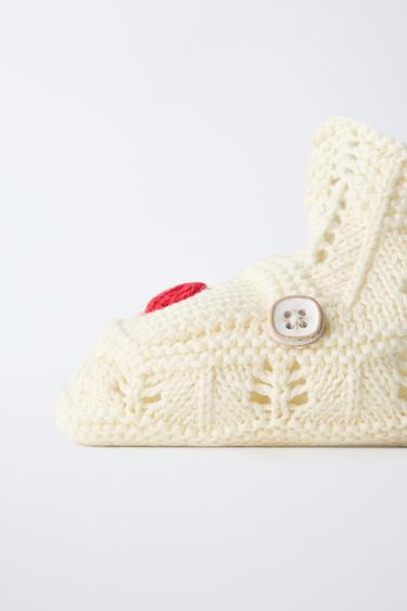 HEART BOOTIES - Ecru White by Zara - Image 6