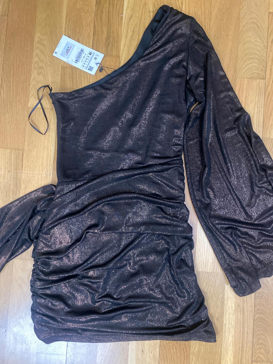 ASYMMETRIC DRESS WITH RHINESTONES - Image 6
