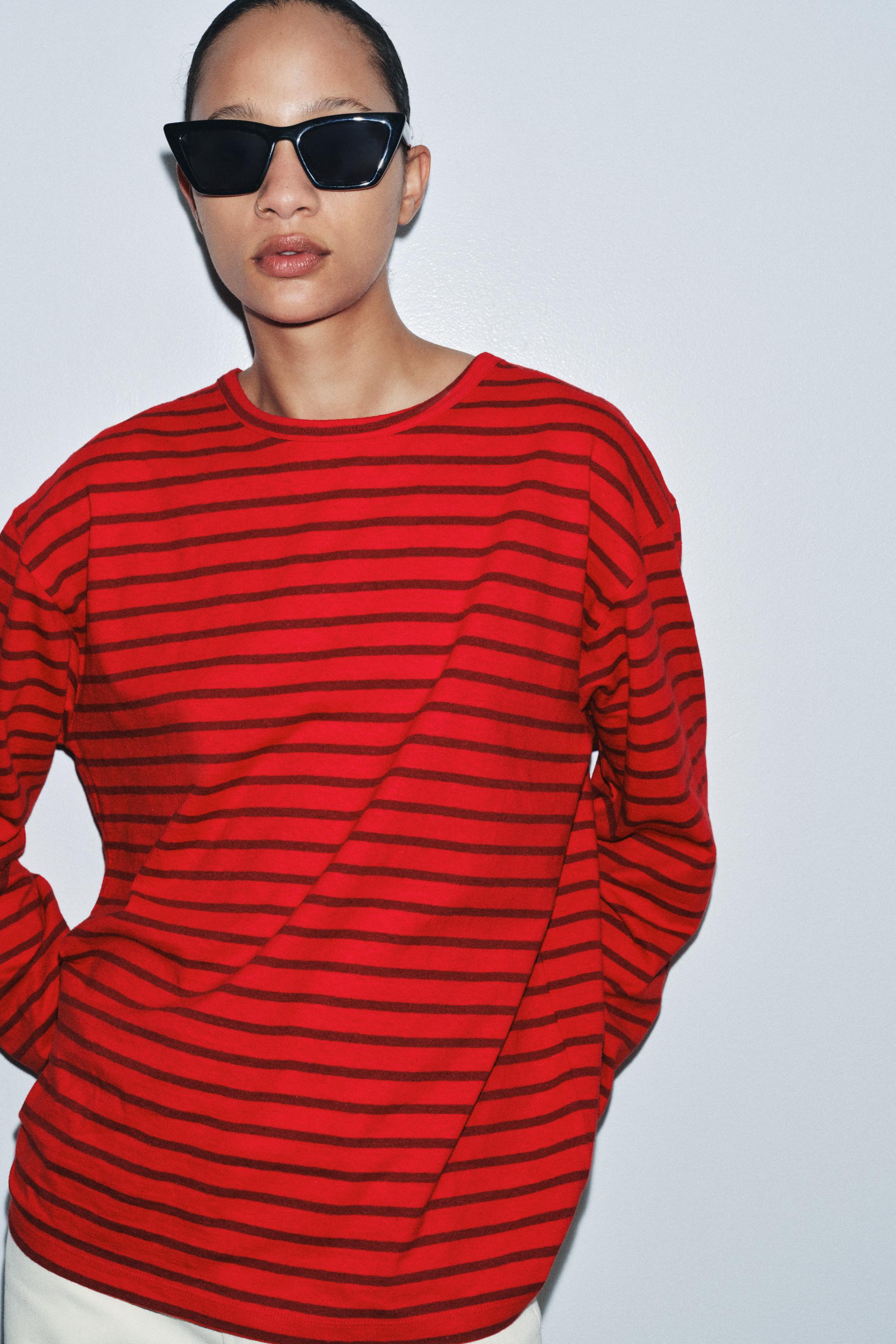 LONG SLEEVE STRIPED T-SHIRT