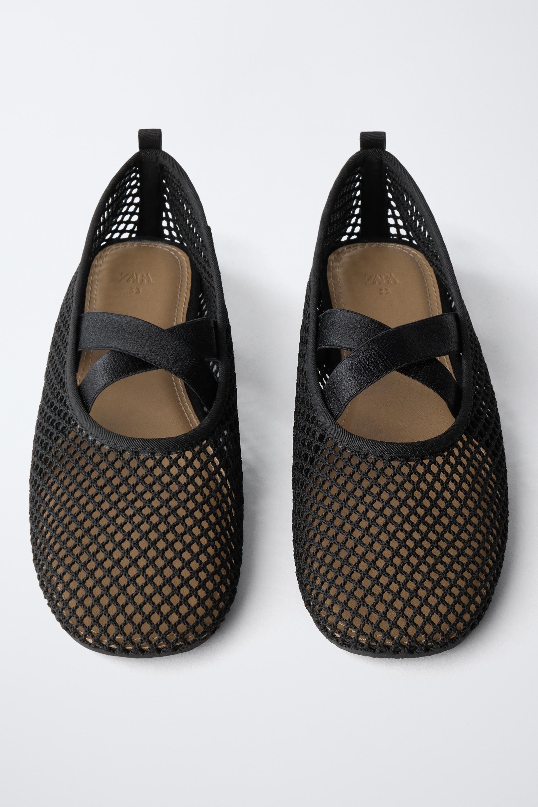 MESH BALLET FLATS