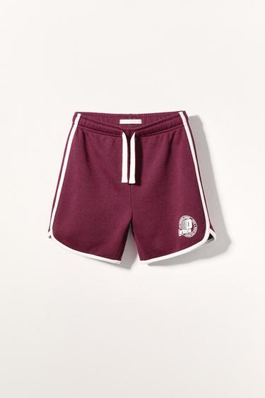 BERMUDAS FELPA PRINCE ® - Burgundy de Zara