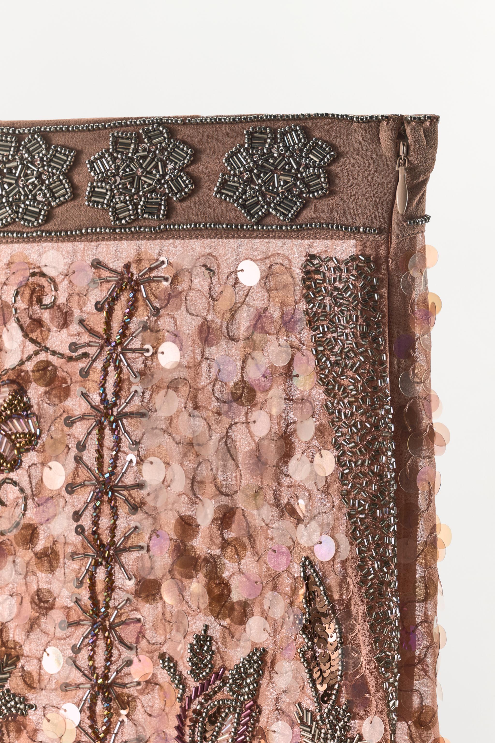 JUPE MI-LONGUE BRODERIES FANTAISIE ÉDITION LIMITÉE