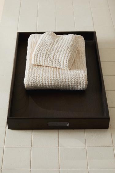 PLATEAU DE BAIN BOIS - Marron foncé de Zara - Image 5