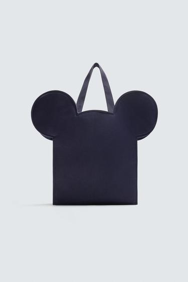GEWEVEN SHOPPER HARRY LAMBERT FOR ZARA X DISNEY - Blauw van Zara