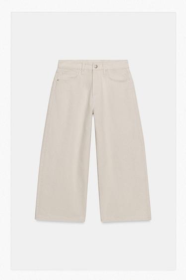 JEANS ZW COLLECTION CULOTTE TIRO MEDIO - Piedra de Zara