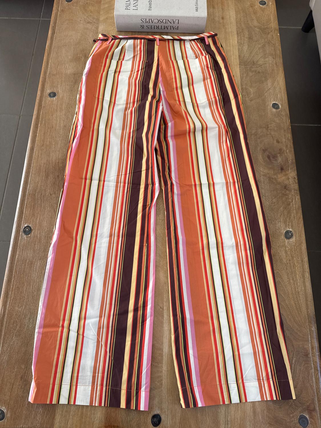 STRIPED FLARE TROUSERS ZW COLLECTION - Image 2