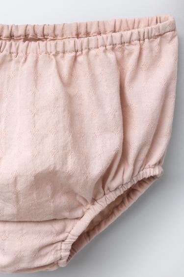 DRESS AND LACE TRIM BRIEFS - Dusty pink by Zara - Image 3